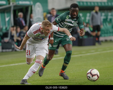 Ferencvarosi TC v DVSC - Hungarian OTP Bank Liga-stock-foto