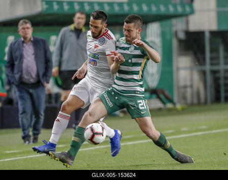 Ferencvarosi TC v DVSC - Hungarian OTP Bank Liga-stock-foto