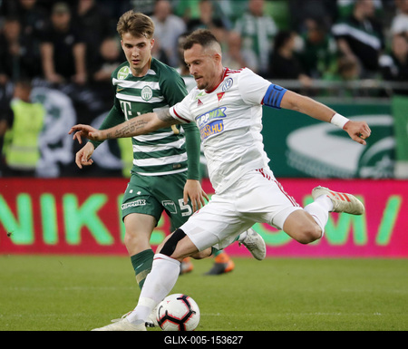 Ferencvarosi TC v DVSC - Hungarian OTP Bank Liga-stock-foto