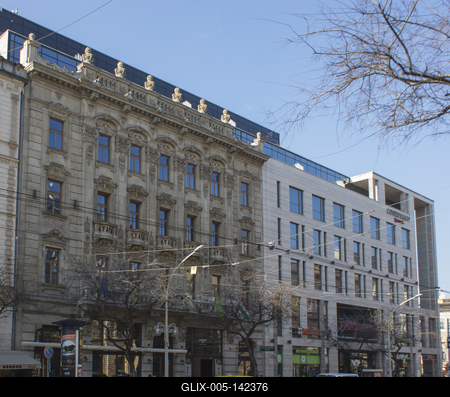 Courtyard Marriott Hotel-stock-foto