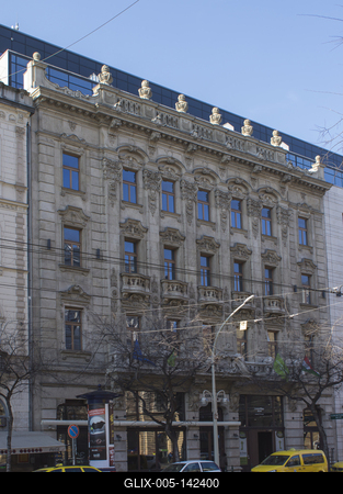 Courtyard Marriott Hotel Budapest-stock-foto
