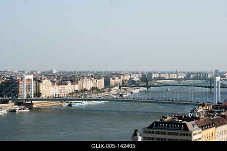 Dunai panoráma-stock-foto