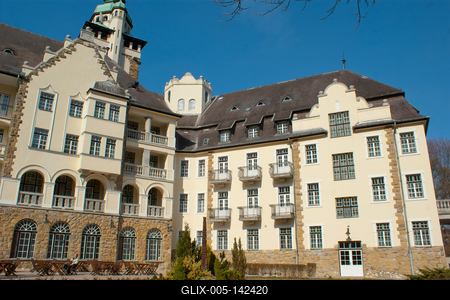 Lillafüred Kastély Szálló-stock-foto