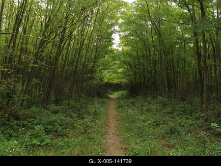 Túraútvonal-stock-foto
