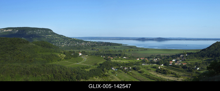 badacsonyi tájkép-stock-foto