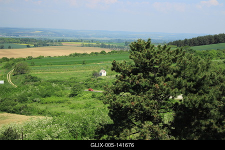 Boldogkői vár csodálatos környezete-stock-foto