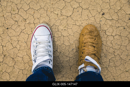 Sáros cipő-stock-foto