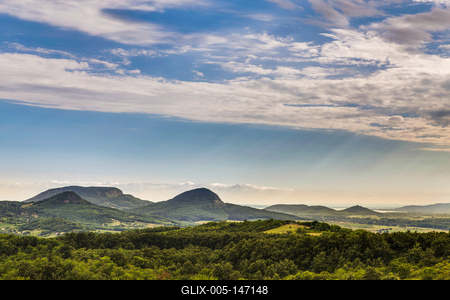 Balaton-felvidék nyáron.-stock-foto