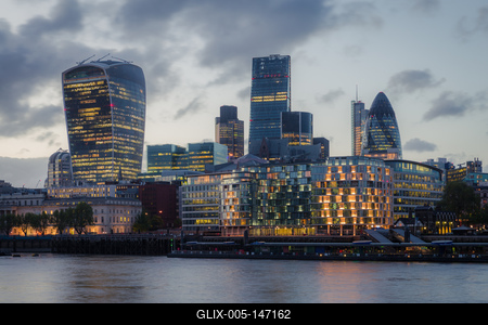 London esti fényekben-stock-foto