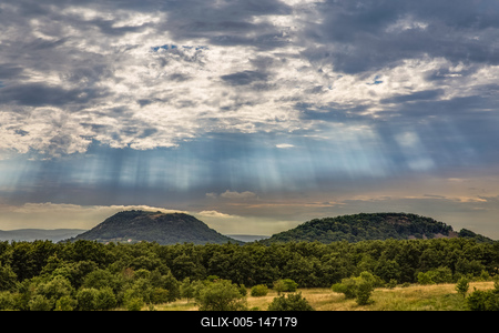 Balaton-felvidék nyáron.-stock-foto