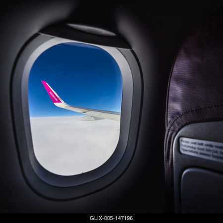 Repülőgép szárny-stock-foto