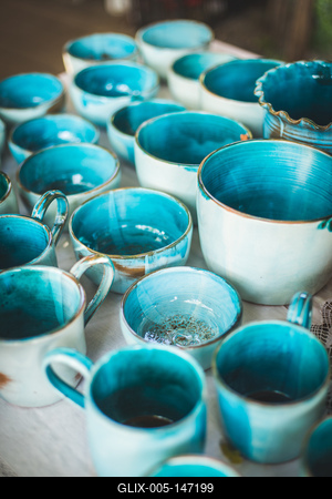 Kézműves piac, vásár-stock-foto