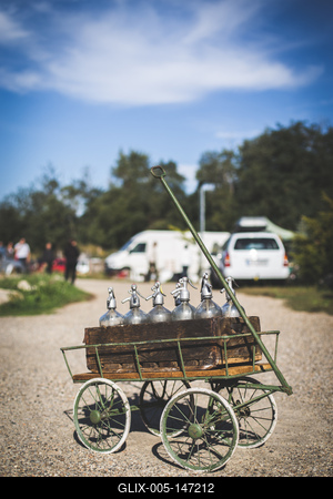Kézműves piac, vásár-stock-foto