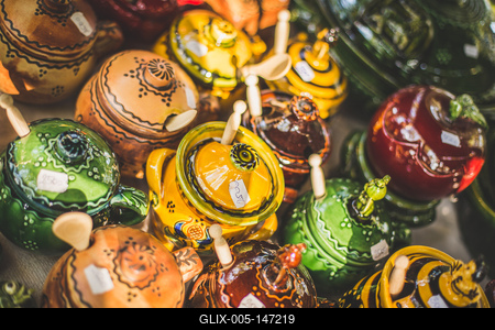 Kézműves piac, vásár-stock-foto