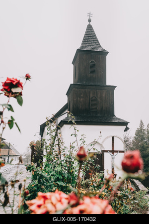 Szent Márton-templom, Hollókő-stock-foto