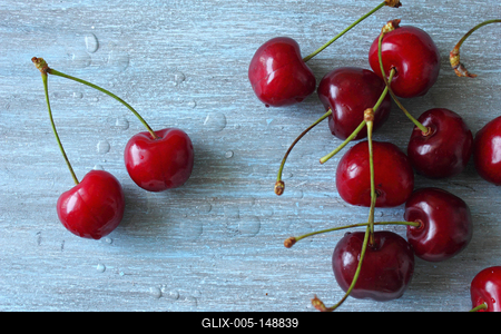 Friss cseresznye-stock-foto