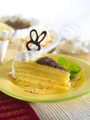 Madártejtorta-stock-foto