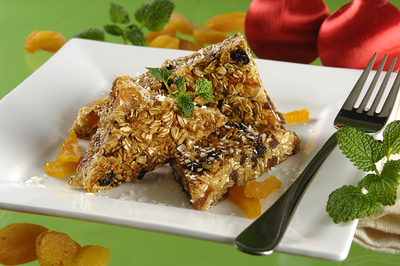 aszalt barackos sütemény-stock-foto