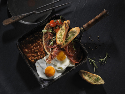 angol reggeli 3-stock-foto