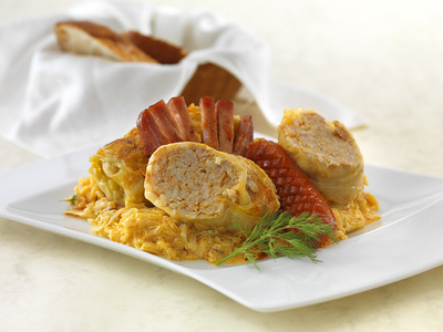 Debreceni töltött káposzta-stock-foto