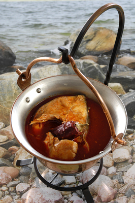 Dunai halászlé-stock-foto