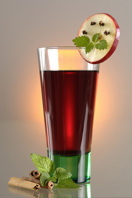 forró karácsonyi tea-stock-foto