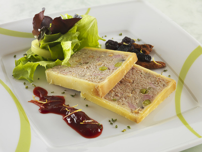 Hagyományos francia pástétom2-stock-foto