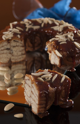 karamellás kalács-stock-foto