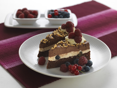 Holland áfonyás csokoládétorta1-stock-foto