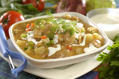 karalábés hús-stock-foto