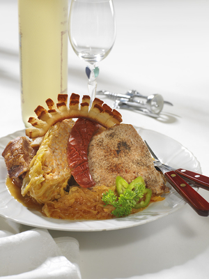 Kolozsvári töltött káposzta-stock-foto