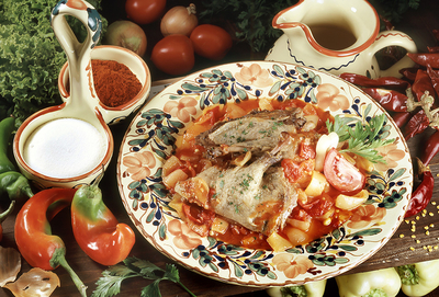 Lecsós vadliba-stock-foto