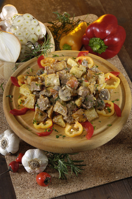 palotai aprópecsenye gazdagon 1-stock-foto