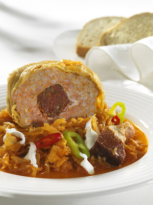 Óriás töltött káposzta-stock-foto