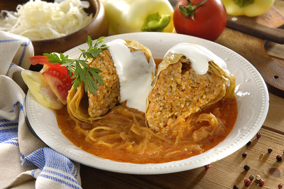 reform töltött káposzta-stock-foto