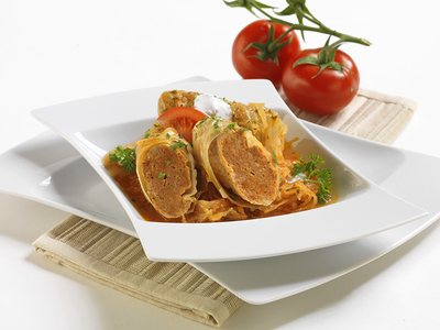 Paradicsomos töltött káposzta-stock-foto