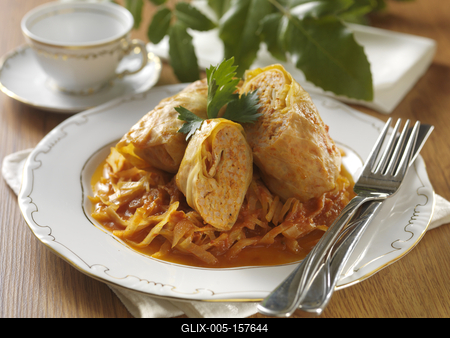 szabolcsi töltött káposzta-stock-foto