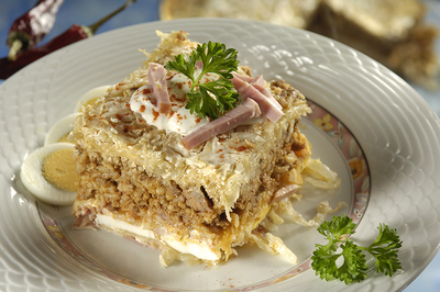 Spéci rakott káposzta-stock-foto