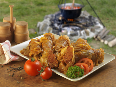 Tirpák töltött káposzta 1-stock-foto