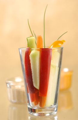 zöldség mártogatós-stock-foto