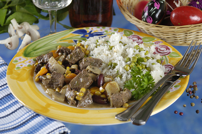 tavaszi bárányragú-stock-foto