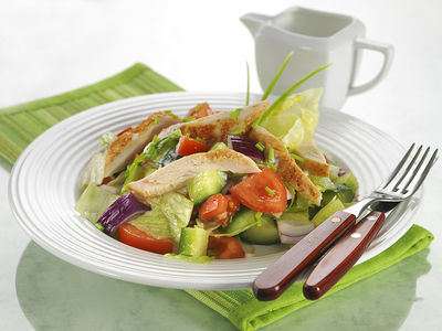 tavaszi csirkesaláta-stock-foto