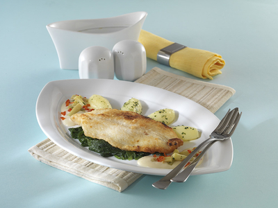 Tengeri hal rebarbaramártással2-stock-foto