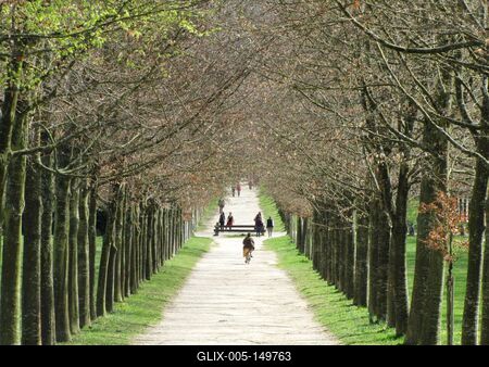 Versaillesi kastélypark. Trianon.-stock-foto