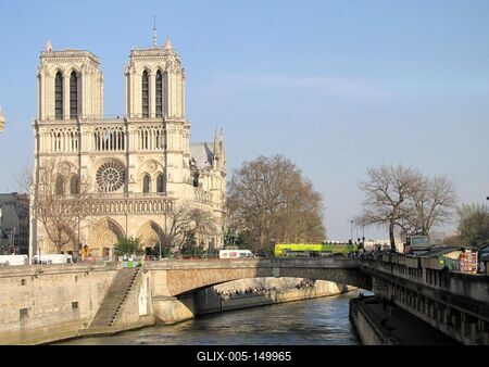 A párizsi Notre Dame-stock-foto