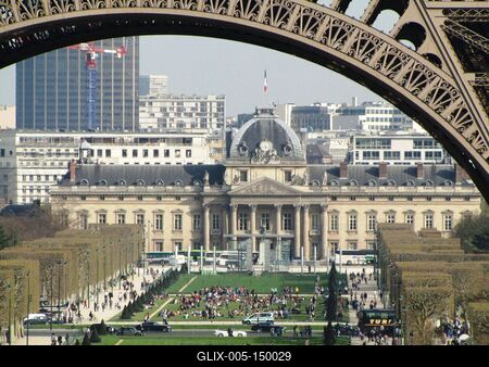 A párizsi katonai akadémia-stock-foto