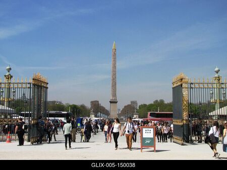 Párizs - Luxor obeliszk-stock-foto