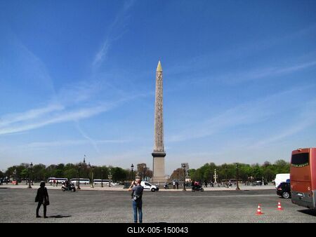 Párizs - Luxor obeliszk-stock-foto