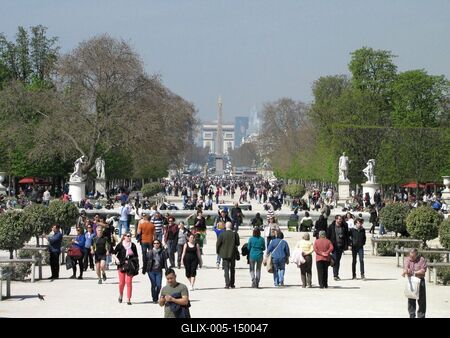 A párizsi Tuileriák-stock-foto