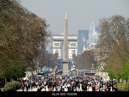 A périzsi Tuileriák-stock-foto